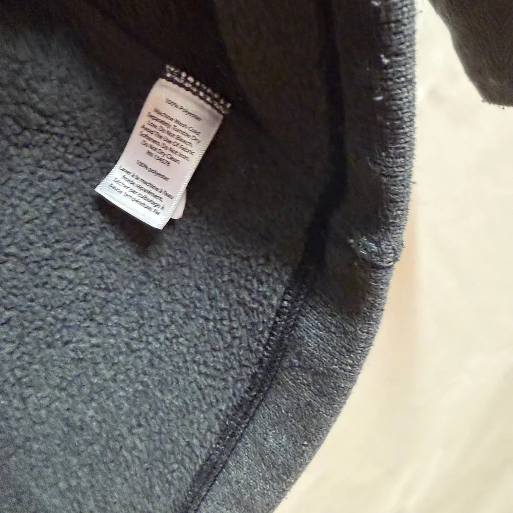 Vineyard Vines Mens Staysail Performance Hybrid Fleece Zip Pullover Gray Black L